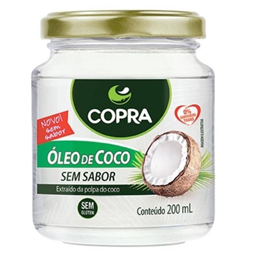 Oleo de Coco Virgem 200Ml - Copra Alimentos