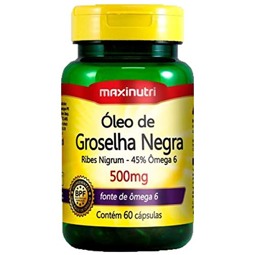 Óleo de Groselha Negra 500mg - 60 Cápsulas - Maxinutri