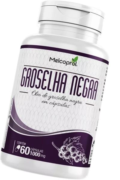 Oleo De Groselha Negra 60 Caps 1000 Mg - Softgel Melcoprol
