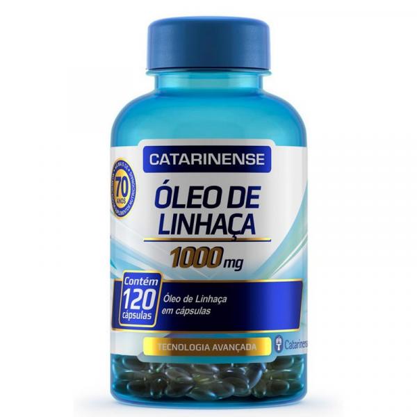 Óleo de Linhaça - 120 Cápsulas - Catarinense - Catarinense Pharma