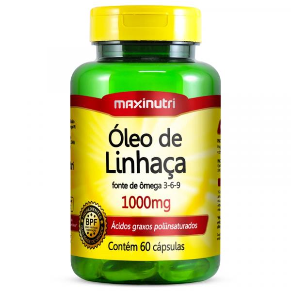 Oleo de Linhaca 1000mg 60cps Maxinutri