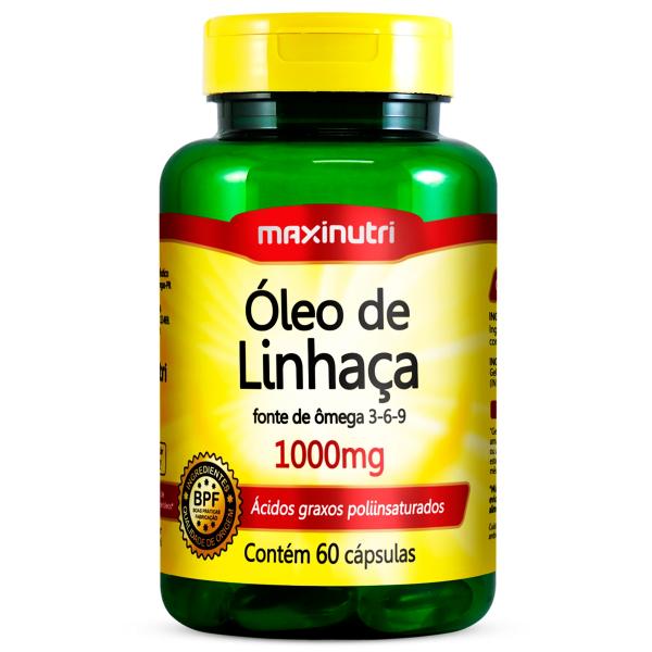 Oleo de Linhaca 1000mg 60cps Maxinutri