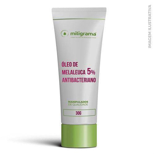 Óleo de Melaleuca 5% 30g Gel Antibacteriano para Pele com Acne - 30g