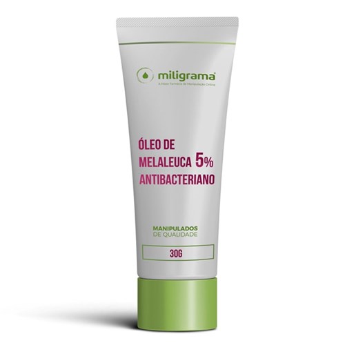 Óleo de Melaleuca 5% 30G Gel Antibacteriano para Pele com Acne - 30G