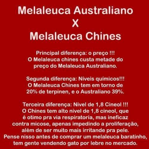 Óleo de Melaleuca Puro - RHR - Australiano - 10ml