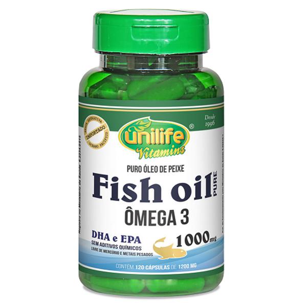 Óleo de Peixe Fish Oil 120 Cápsulas Unilife