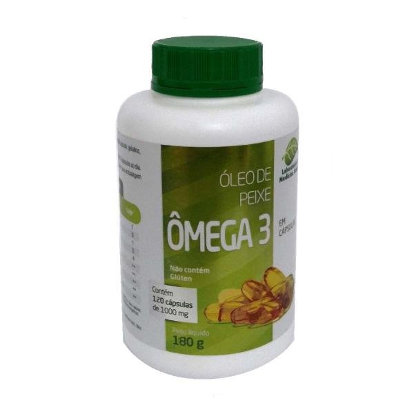 Óleo de Peixe Omega 3 (1G) 120 Cápsulas Medinal