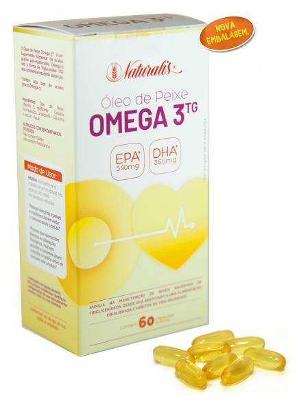 Óleo de Peixe Omega-3 60 Cápsulas - Naturalis