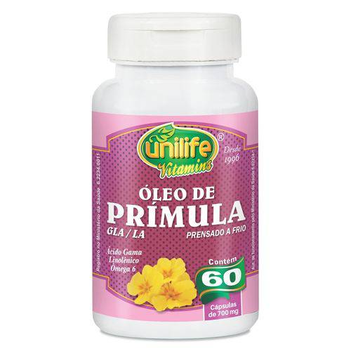 Oleo de Primula 60 Capsulas Unilife