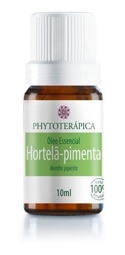Óleo Essencial de Hortelã Pimenta 10Ml Phytoterápica (Hortelã, Frasco, Normal)