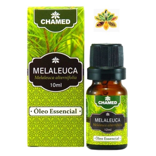 Óleo Essencial de Melaleuca Tea Tree 10Ml Chamel 100% Puro