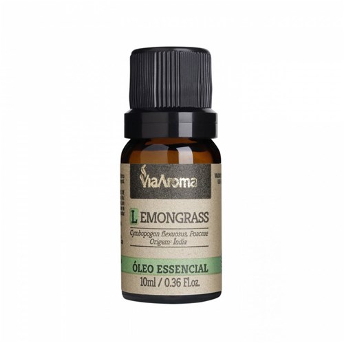 Óleo Essencial Lemongrass (capim Limão) - 10ml - Via Aroma