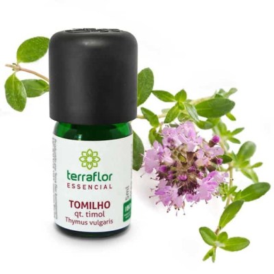 Óleo Essencial Natural Terraflor de Tomilho Qt. Timol 5ml