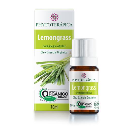 Óleo Essencial Orgânico Lemongrass 10ml Phytoterápica
