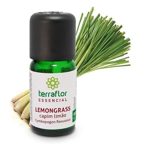 Óleo Essencial Orgânico Terraflor de Lemongrass 10 Ml