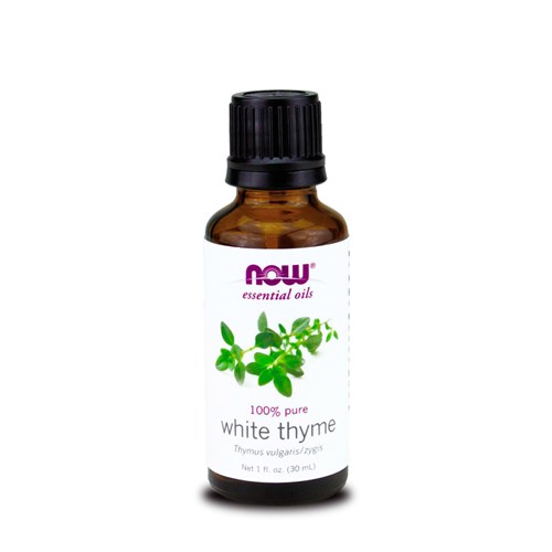 Óleo Essencial White Thyme (30Ml) Now Foods 100% Puro