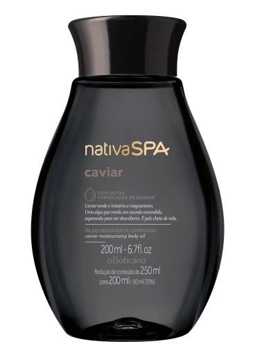 Óleo Hidratante Corporal Caviar 200Ml [Nativa Spa - o Boticário]
