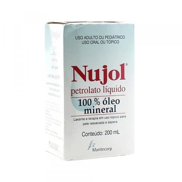 Óleo Mineral Nujol - 200ml - Mantecorp