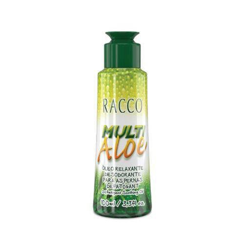 Óleo Relaxante Desodorante para as Pernas Defatigant Multi Aloe 100ml Racco (1426)