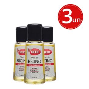 Óleo Rícino By Rede 60ml - 3 Unidades