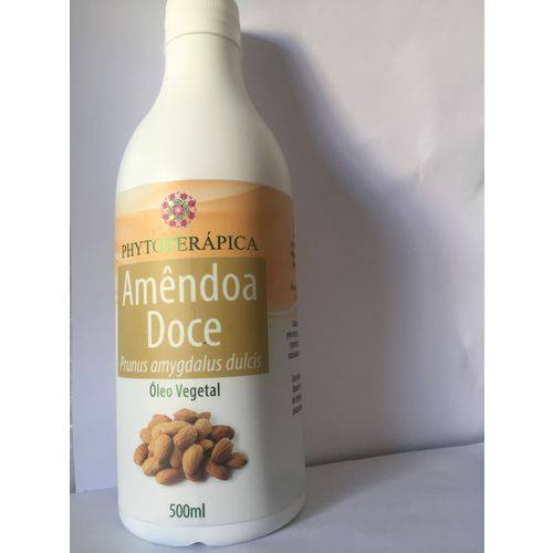Oleo Vegetal Natural de Amêndoa Doce 500ml Phytoterapica