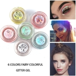 Olho Glitter Sequins Maquiagem Eyeshadow Gel Corpo de Diamante Cabelo Rosto Festival Glitter Decoração