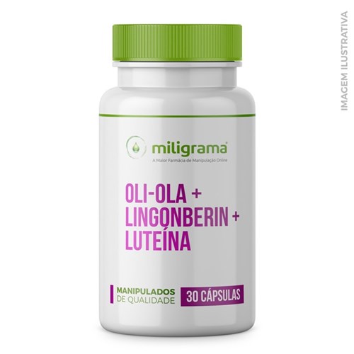 Oli-Ola 250mg + Lingonberin 100mg + Luteína 10mg - 30 Cápsulas