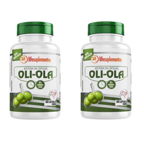 2 Oli Ola - Azeitona em Cápsulas - 60 Caps 500 Mg (120 Caps )