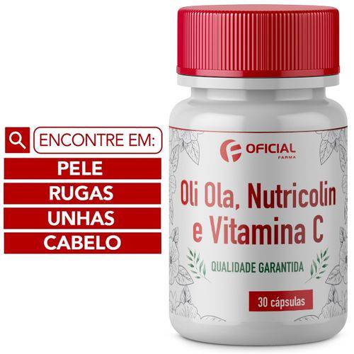 Oli Ola, Nutricolin e Vitamina C 30 Cápsulas com Selo de Autenticidade