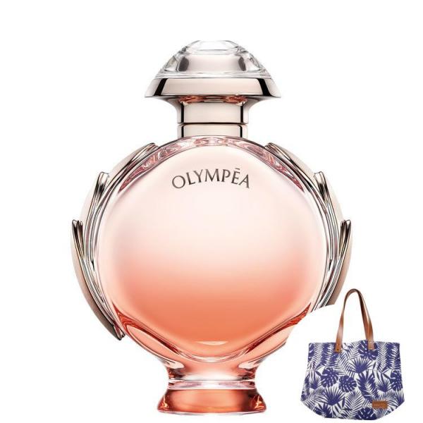 Olympéa Aqua Paco Rabanne Eau de Parfum - Perfume Feminino 50ml+Bolsa Estampada Beleza na Web
