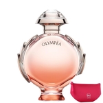 Olympéa Aqua Paco Rabanne Eau de Parfum - Perfume Feminino 50ml+Necessaire Pink com Puxador em Fita