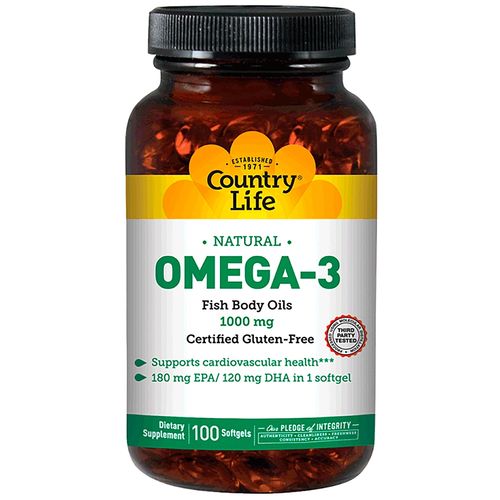 Omega-3 (100 Softgels) - Country Life