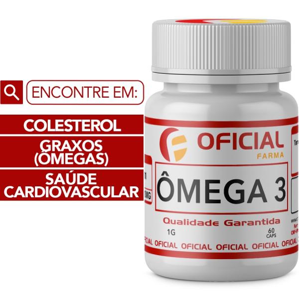 Omega 3 1G 60 Cápsulas - Oficialfarma