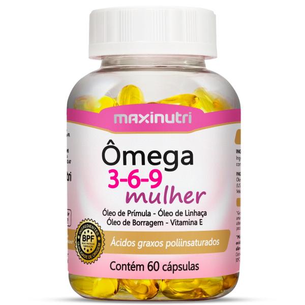 Omega 3-6-9 Mulher 60cps Maxinutri