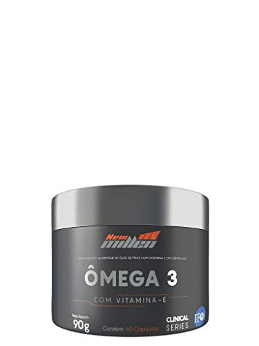 Ômega 3 - com Vitamina e - 60 Cápsulas - New Millen, New Millen