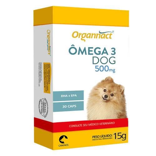 Omega 3 Dog 500 Mg Organnact Frasco - 15g