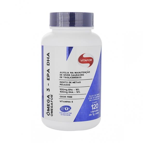 Ômega 3 EPA DHA 1000mg 120 Cápsulas - Vitafor