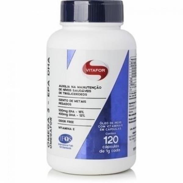 Ômega 3 EPA DHA 1g 120 Cápsulas Vitafor