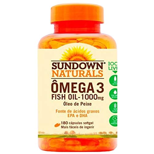 Ômega 3 Fish Oil - 180 Cápsulas - Sundown