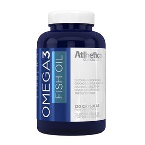 Omega 3 Fish Oil 120 Cápsulas - Atlhetíca Nutrition