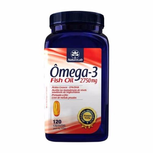 Ômega-3 Fish Oil 2750mg (120caps) - Naturelab