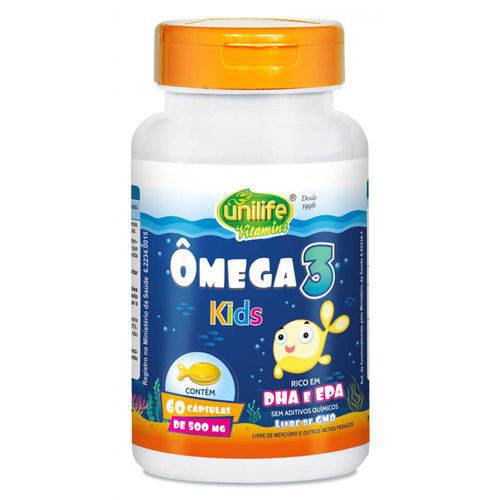 Omega 3 Kids 60 Capsulas Unilife
