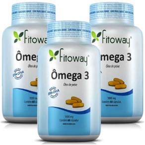 Omega 3 (Oleo de Peixe) Fitoway - 180 Cáps