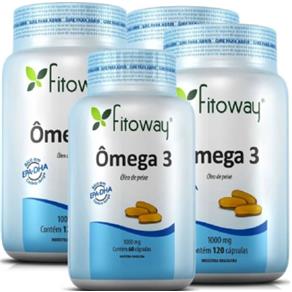 Omega 3 (Oleo de Peixe) Fitoway - 420 Cáps