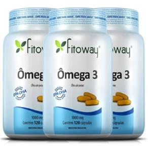 Omega 3 (Oleo de Peixe) Fitoway - 360 Cáps