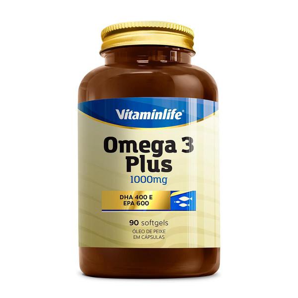 ÔMEGA 3 + PLUS 1000MG (90 SOFTGELS) - Vitaminlife