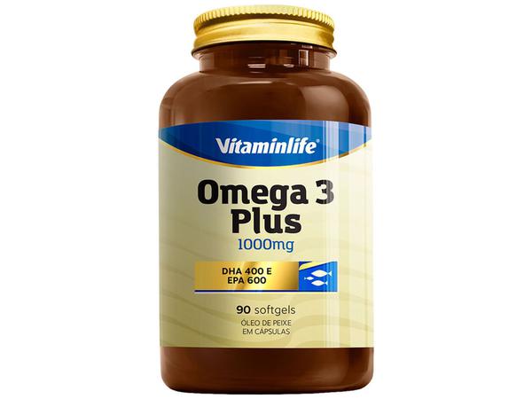Omega 3 Plus 90 Capsulas - 1000mg - Vitamin Life - Vitaminlife