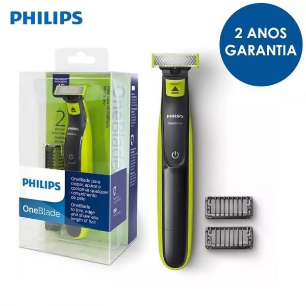 Oneblade Barbeador Aparador Philips Qp2521/10 Seco e Molhado