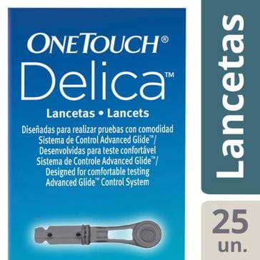 Onetouch Delica com 25 Lancetas