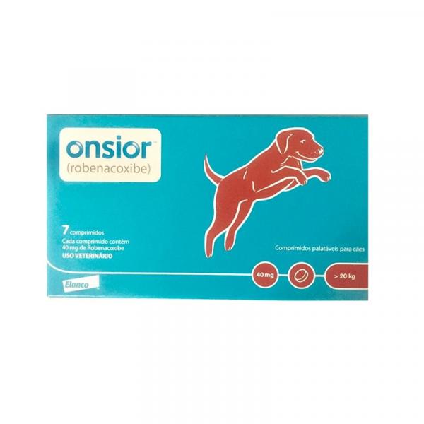 Onsior (robenacoxibe) para Cães Acima de 20kg (7 Comprimidos) 20mg - Elanco